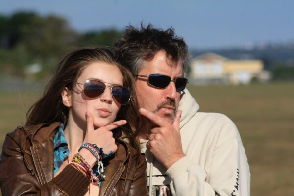 Luci and Jyro doing blue steel out at the dropzone