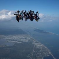 Skydivers flying head down photo original by Elliot Byrd on Sharing Perspectives Icarus Canopies blog
