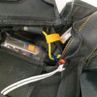 cutaway cable wrapped around AAD cable mistake