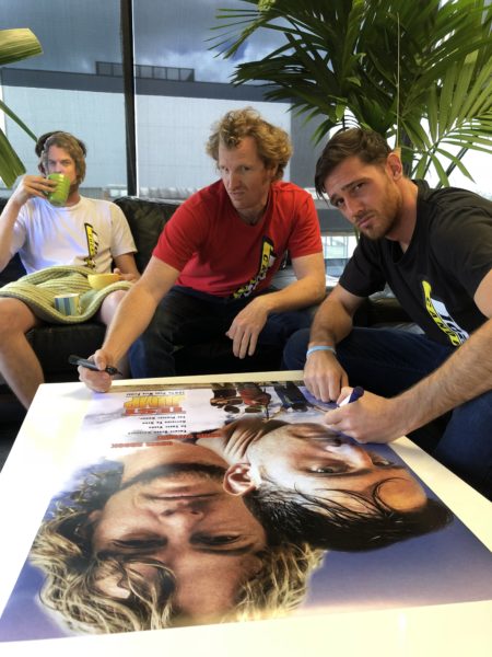 test jumpers signing test jump poster
