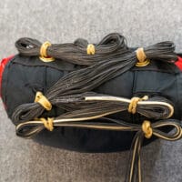 showing clean tidy even line stows on d-bag