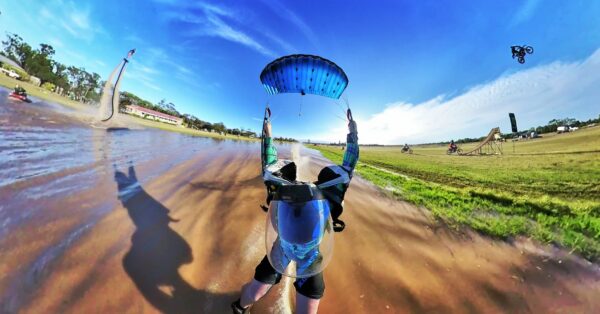 scotty hiscoe swooping icarus leia under fmx riders over pond