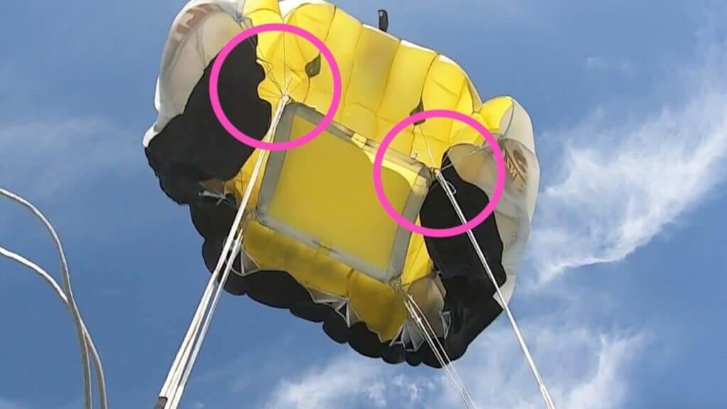 pink circles indicating location of slack in c3 c4 lines on a leia