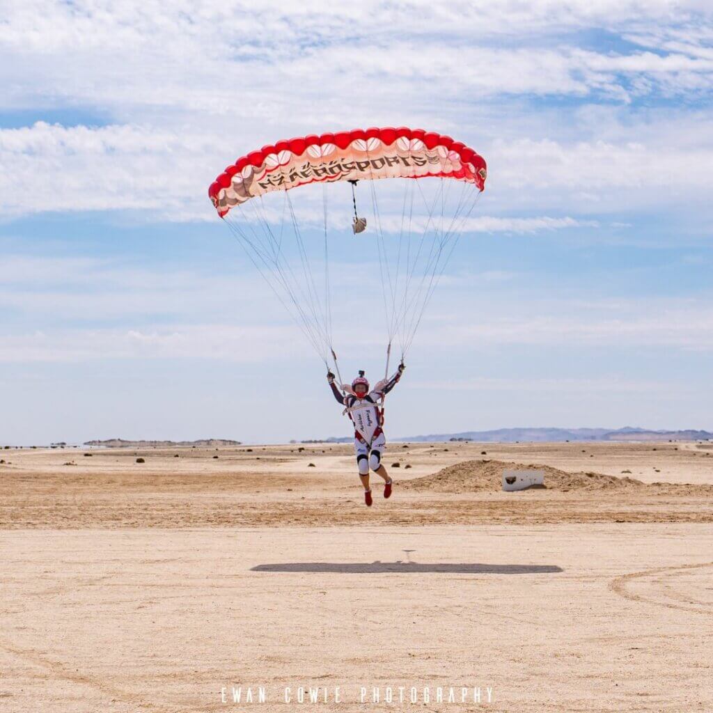 jfx 2 landing with rears on sand