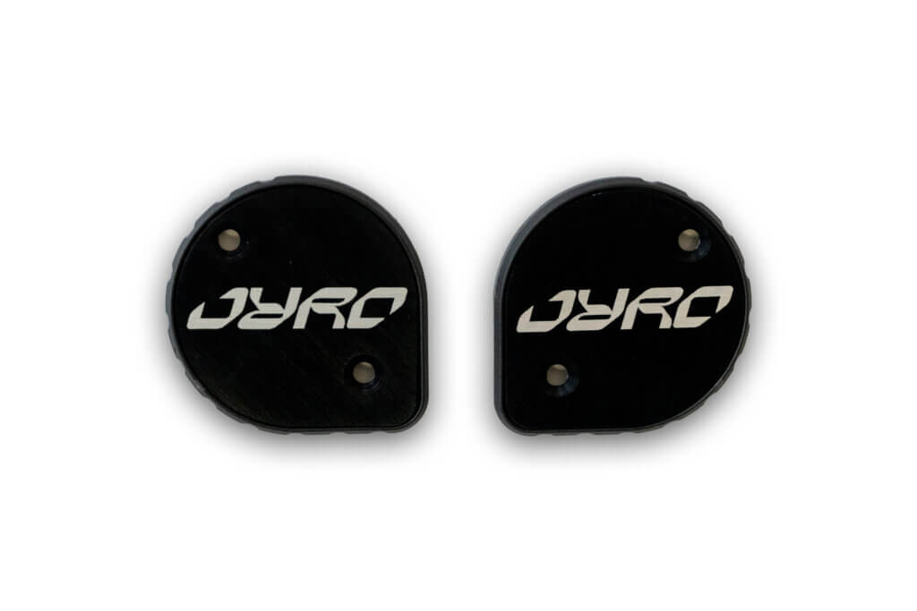 cookie helmet side plates with jyro logo